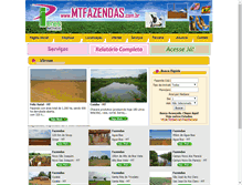 Tablet Screenshot of fazendamt.com.br